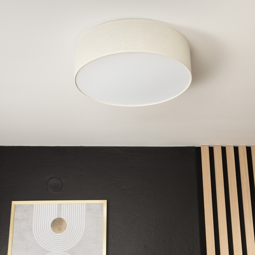 Plafondlamp SIRJA DOUBLE 4xE27/15W/230V diameter 45 cm crème