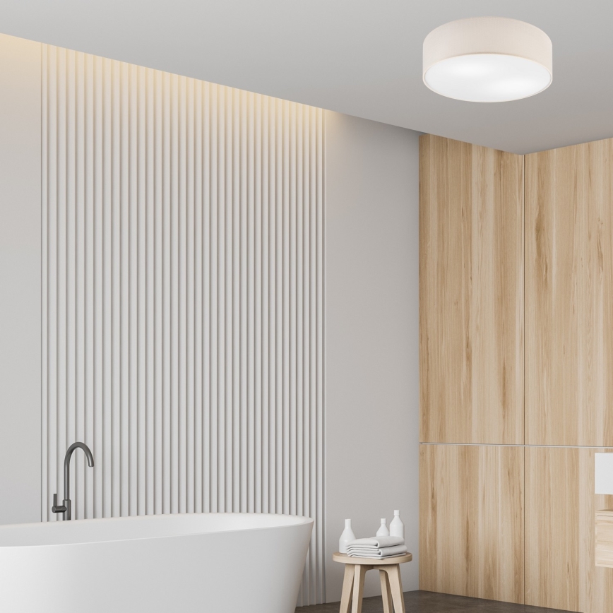 Plafondlamp SIRJA DOUBLE 4xE27/15W/230V diameter 45 cm crème