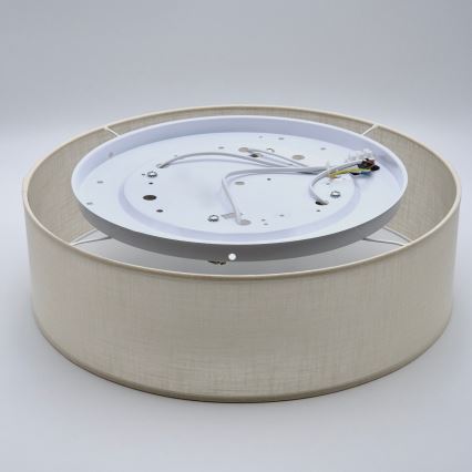 Plafondlamp SIRJA DOUBLE 4xE27/15W/230V diameter 45 cm crème