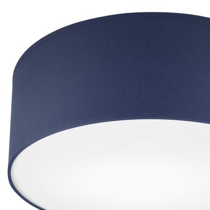 Plafondlamp SIRJA PASTEL 1xE27/60W/230V diameter 35 cm donkerblauw