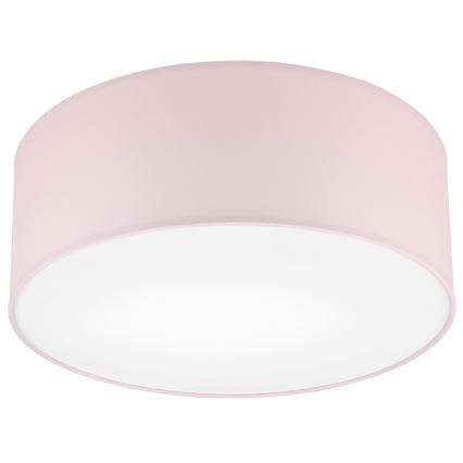 Plafondlamp SIRJA PASTEL 1xE27/60W/230V diameter 35 cm roze