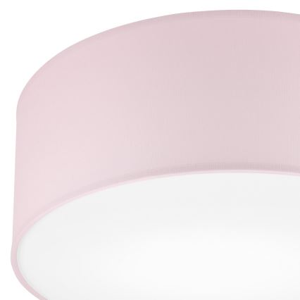 Plafondlamp SIRJA PASTEL 1xE27/60W/230V diameter 35 cm roze