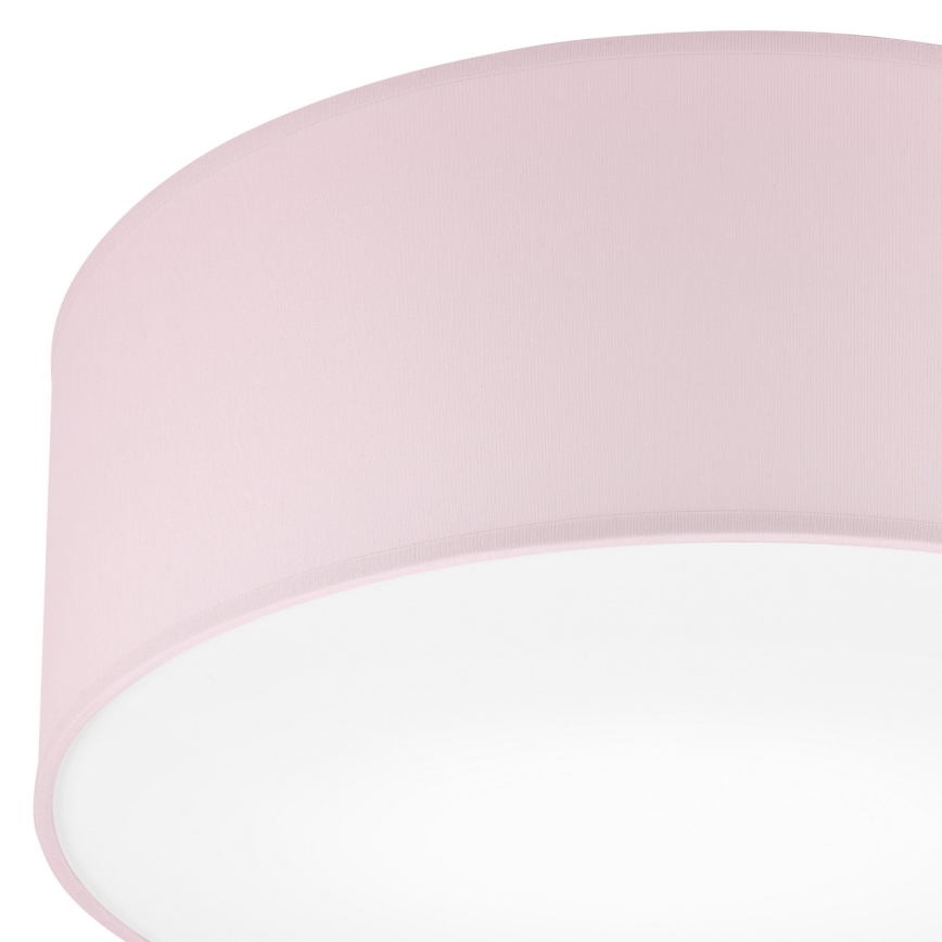 Plafondlamp SIRJA PASTEL 1xE27/60W/230V diameter 35 cm roze