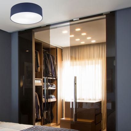 Plafondlamp SIRJA PASTEL 2x E27/15W/230V Ø 45 cm donkerblauw