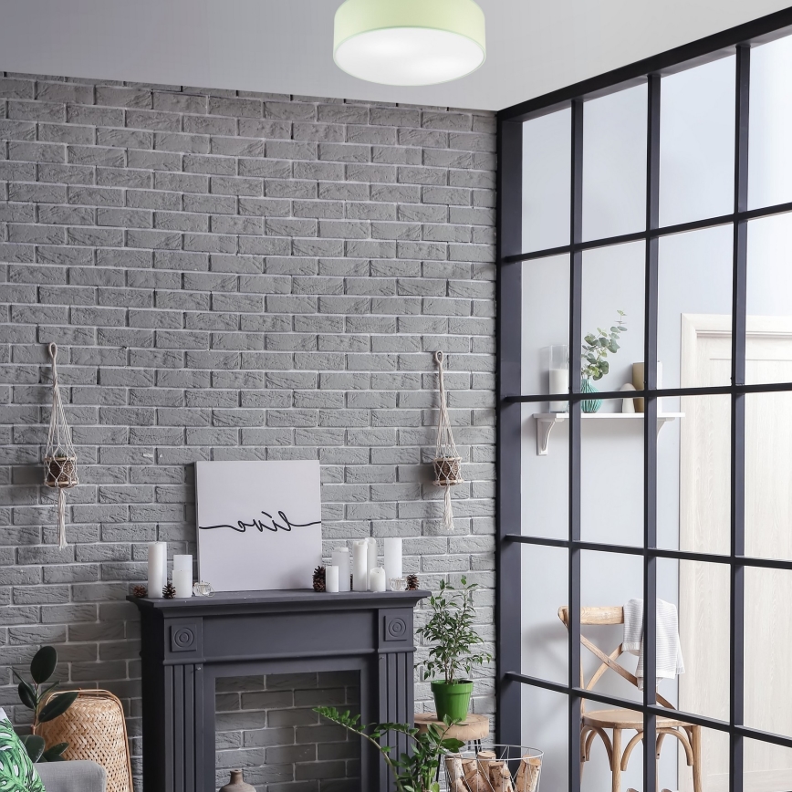 Plafondlamp SIRJA PASTEL 2xE27/15W/230V Ø 45 cm groen