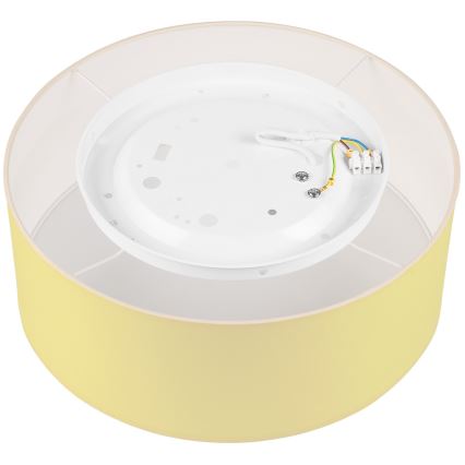 Plafondlamp SIRJA PASTEL DOUBLE 2xE27/15W/230V diameter 35 cm geel