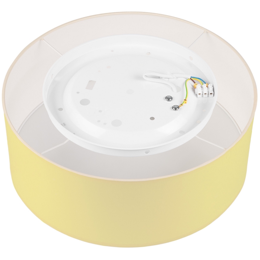Plafondlamp SIRJA PASTEL DOUBLE 2xE27/15W/230V diameter 35 cm geel