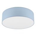 Plafondlamp SIRJA PASTEL DOUBLE 4xE27/15W/230V diameter 45 cm blauw