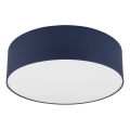 Plafondlamp SIRJA PASTEL DOUBLE 4xE27/15W/230V diameter 45 cm donkerblauw