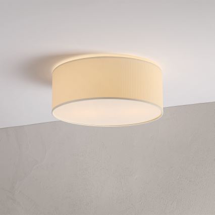 Plafondlamp SIRJA PLISADO 2xE27/15W/230V Ø 35 cm crème