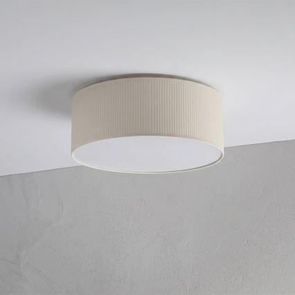 Plafondlamp SIRJA PLISADO 2xE27/15W/230V Ø 35 cm crème