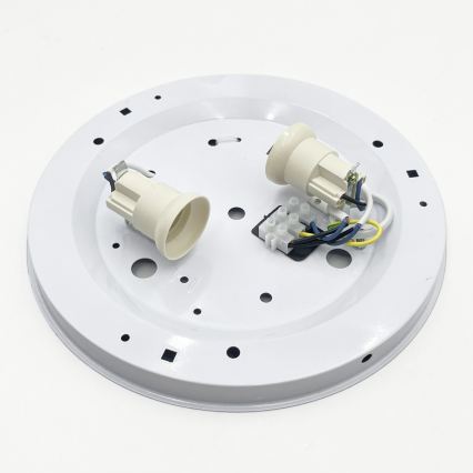 Plafondlamp SIRJA PLISADO 2xE27/15W/230V Ø 35 cm crème