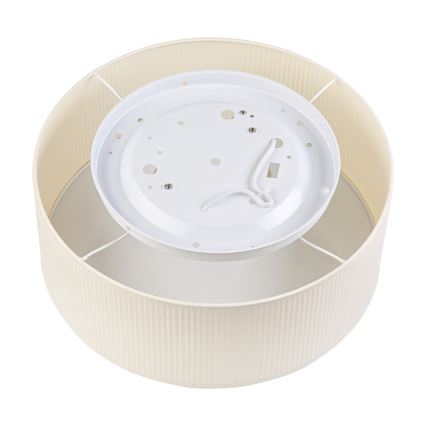 Plafondlamp SIRJA PLISADO 2xE27/15W/230V Ø 35 cm crème