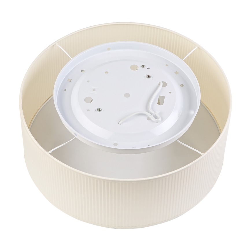 Plafondlamp SIRJA PLISADO 2xE27/15W/230V Ø 35 cm crème