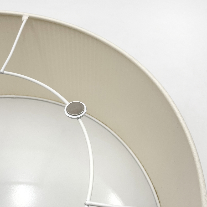 Plafondlamp SIRJA PLISADO 2xE27/15W/230V Ø 35 cm crème