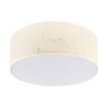 Plafondlamp SIRJA PLISADO 2xE27/15W/230V Ø 35 cm crème