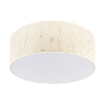 Plafondlamp SIRJA PLISADO 2xE27/15W/230V Ø 35 cm crème