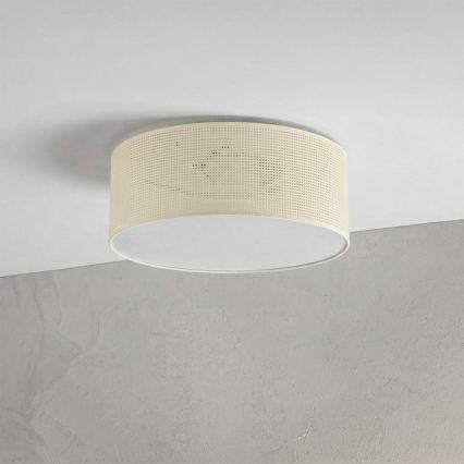 Plafondlamp SIRJA PLISADO 2xE27/15W/230V Ø 35 cm crème