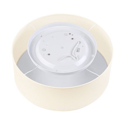 Plafondlamp SIRJA PLISADO 2xE27/15W/230V Ø 35 cm crème