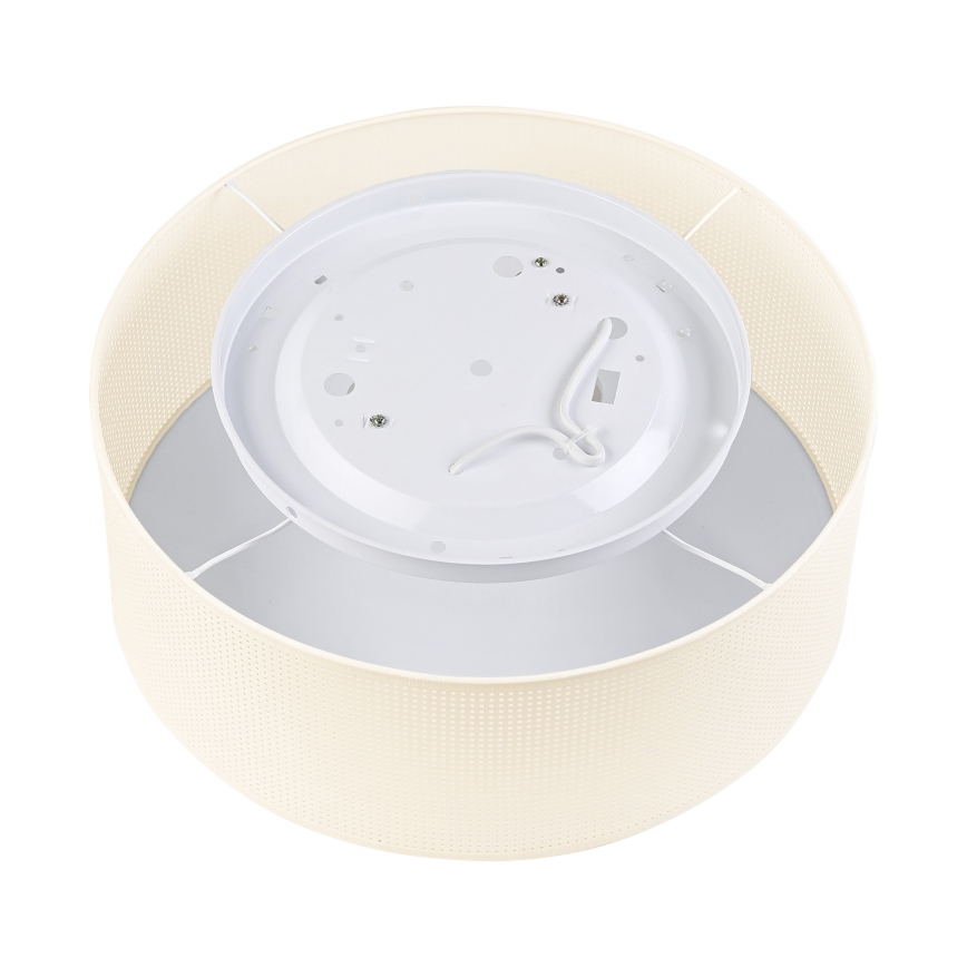 Plafondlamp SIRJA PLISADO 2xE27/15W/230V Ø 35 cm crème