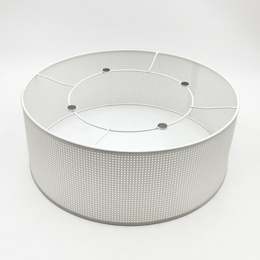Plafondlamp SIRJA PLISADO 2xE27/15W/230V Ø 35 cm wit