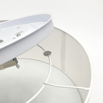 Plafondlamp SIRJA PLISADO 2xE27/15W/230V Ø 35 cm wit