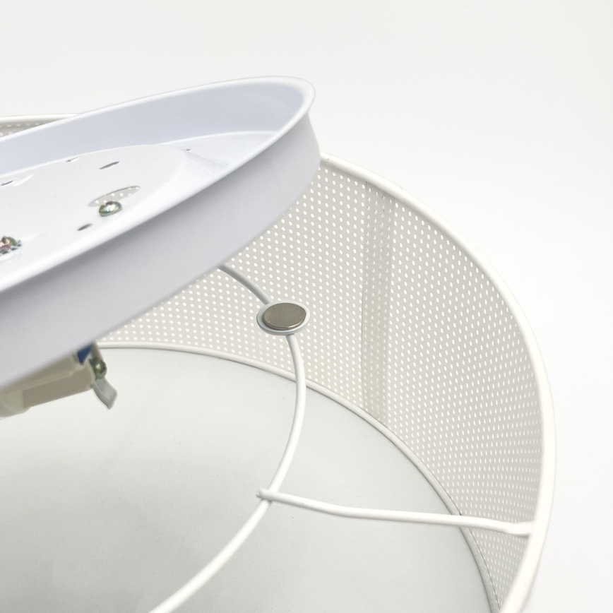 Plafondlamp SIRJA PLISADO 2xE27/15W/230V Ø 35 cm wit