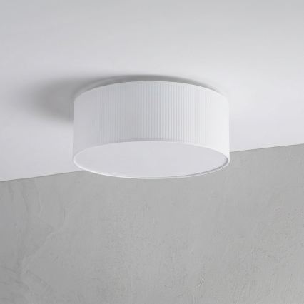 Plafondlamp SIRJA PLISADO 2xE27/15W/230V Ø 35 cm wit