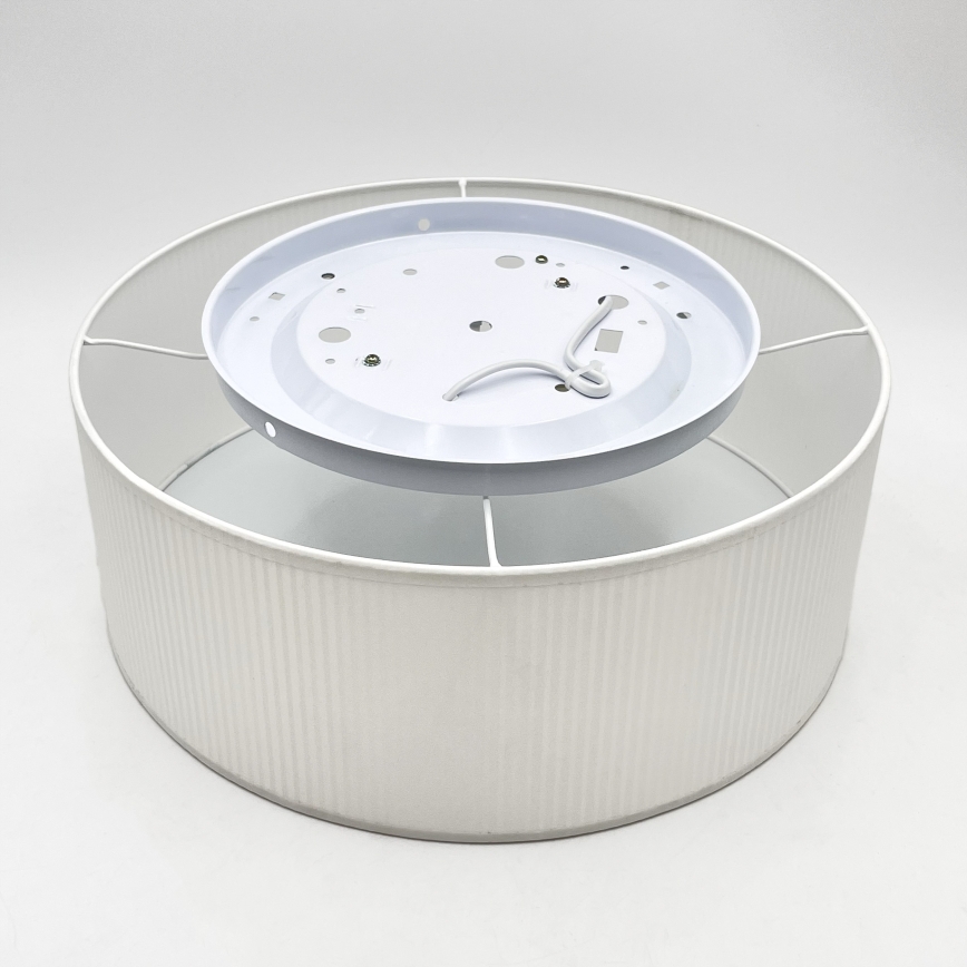 Plafondlamp SIRJA PLISADO 2xE27/15W/230V Ø 35 cm wit