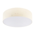 Plafondlamp SIRJA PLISADO 4xE27/15W/230V Ø 45 cm crème