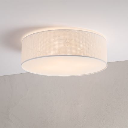 Plafondlamp SIRJA PLISADO 4xE27/15W/230V Ø 45 cm wit