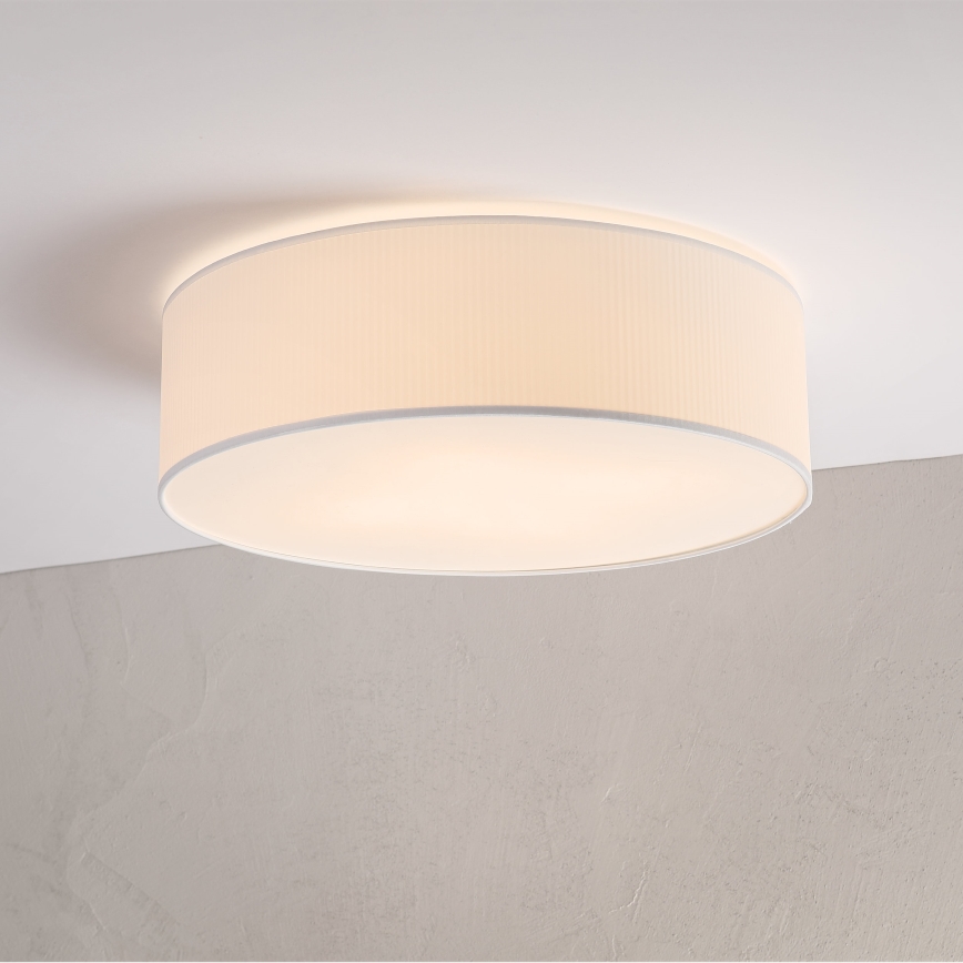Plafondlamp SIRJA PLISADO 4xE27/15W/230V Ø 45 cm wit