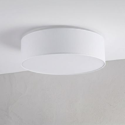 Plafondlamp SIRJA PLISADO 4xE27/15W/230V Ø 45 cm wit