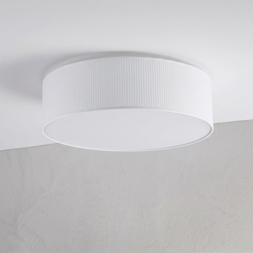 Plafondlamp SIRJA PLISADO 4xE27/15W/230V Ø 45 cm wit