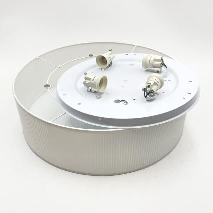 Plafondlamp SIRJA PLISADO 4xE27/15W/230V Ø 45 cm wit