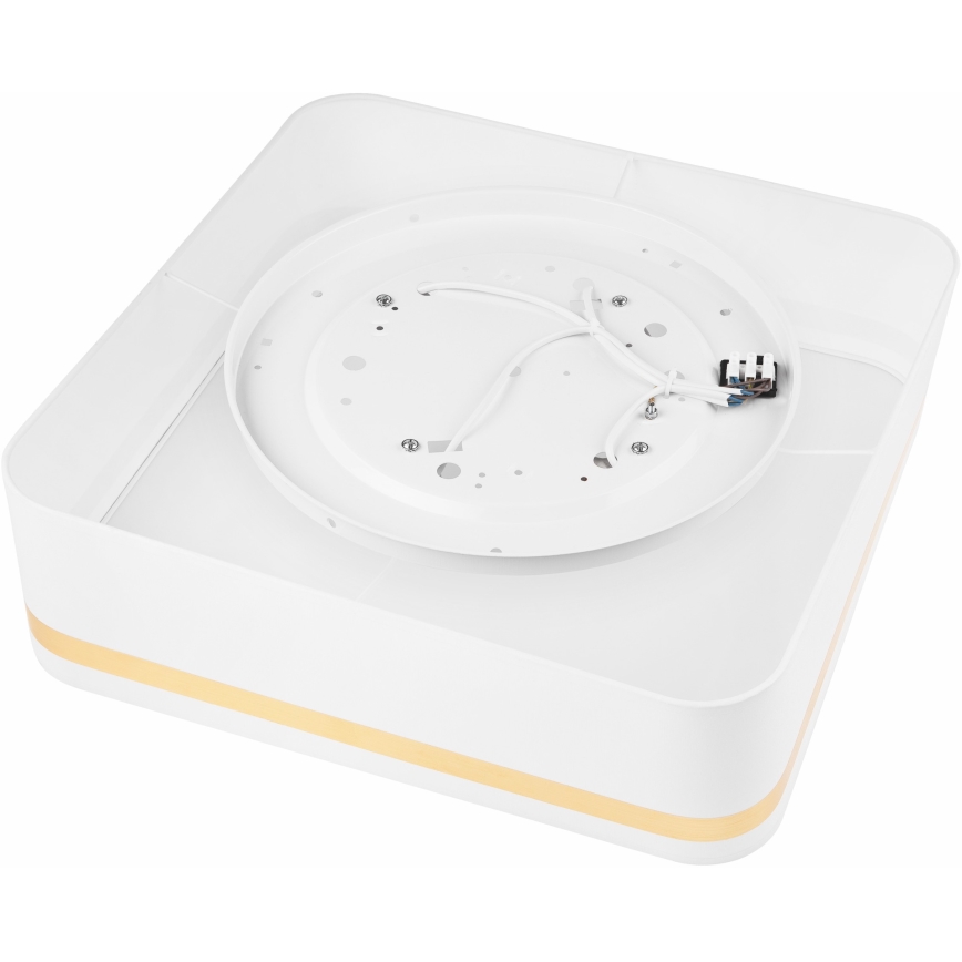 Plafondlamp SIRJA SQUARE 4xE27/60W/230V 45x45 cm wit