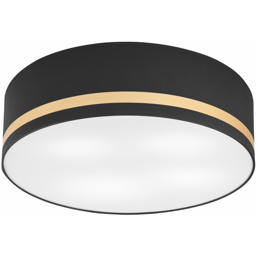 Plafondlamp SIRJA STRIPE 4xE27/15W/230V diameter 45 cm zwart
