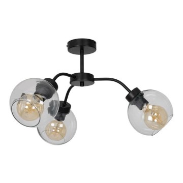 Plafondlamp SOFIA 3xE27/60W/230V doorzichtig