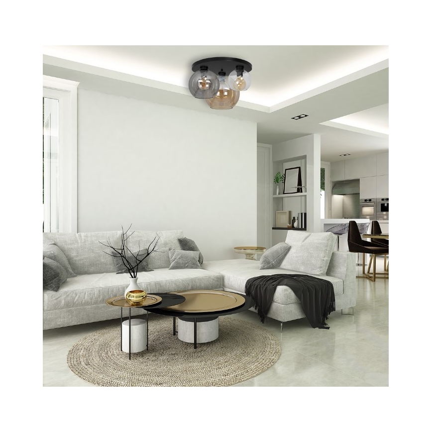 Plafondlamp SOFIA 3xE27/60W/230V mix