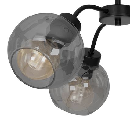 Plafondlamp SOFIA 3xE27/60W/230V zwart