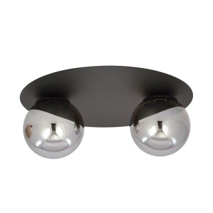 Plafondlamp SOLAR 2xE14/10W/230V zwart/grijs