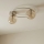 Plafondlamp SOPRA 2xE14/10W/230V beige/rookbeige