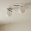 Plafondlamp SOPRA 2xE14/10W/230V beige/wit