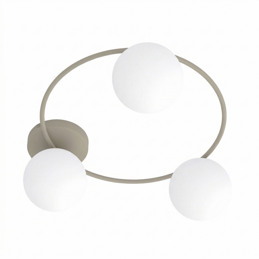 Plafondlamp SOPRA 3xE14/10W/230V beige/wit