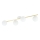 Plafondlamp SPLENDI 4xE14/10W/230V wit/goud