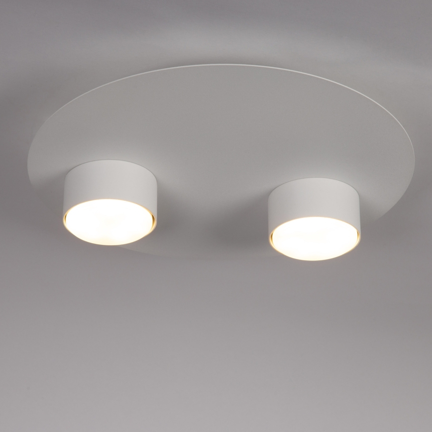 Plafondlamp STAR 2xGX53/12W/230V wit