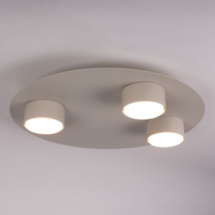 Plafondlamp STAR 3xGX53/12W/230V beige