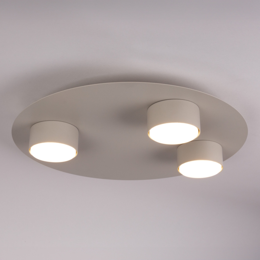 Plafondlamp STAR 3xGX53/12W/230V beige