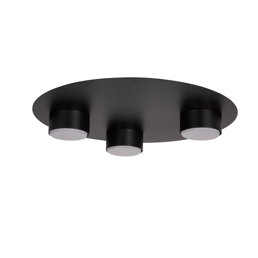 Plafondlamp STAR 3xGX53/12W/230V zwart