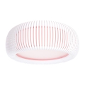 Plafondlamp STRIPES – 2x E27, 40W, 230V, Ø 55 cm, wit/roze